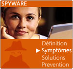 Logiciels espions : symptômes